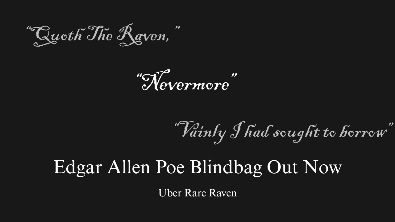 Edgar Allen Poe Blind Bag